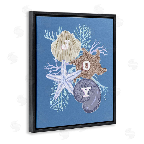 Stupell Industries Ziwei Li | Joy Nautical Holiday Seashells Wall Art