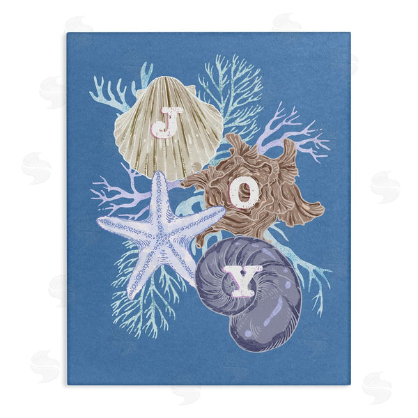 stupell industries Ziwei Li | Joy Nautical Holiday Seashells Wall Art