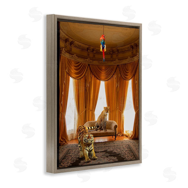 Stupell Industries Ziwei Li | Jungle Animals In Classical Interior