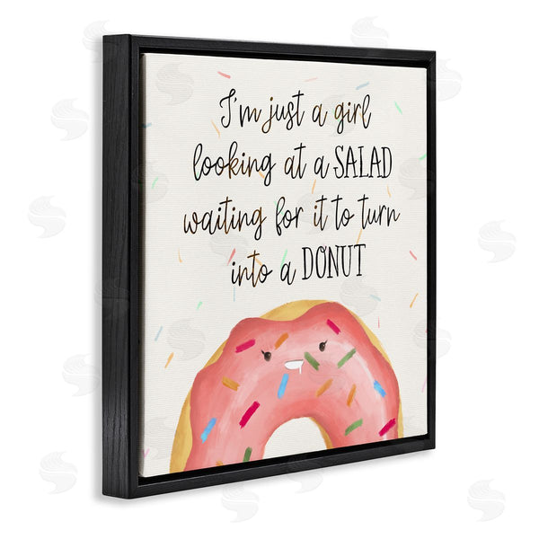 Stupell Industries Ziwei Li | Just A Girl Looking At Salad