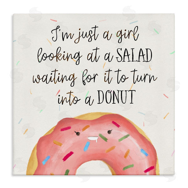 stupell industries Ziwei Li | Just a Girl Looking at Salad