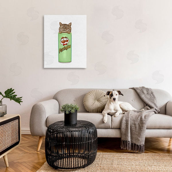 Stupell Industries Ziwei Li | Kitten In Chips Tin Wall Art
