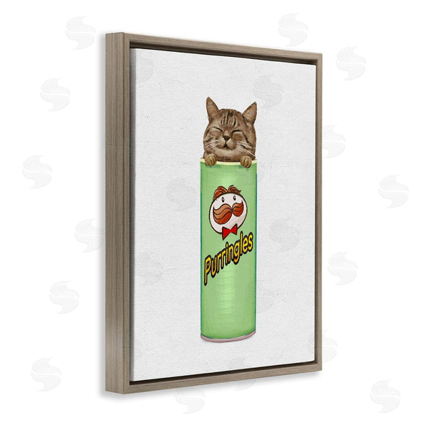 Stupell Industries Ziwei Li | Kitten In Chips Tin Wall Art