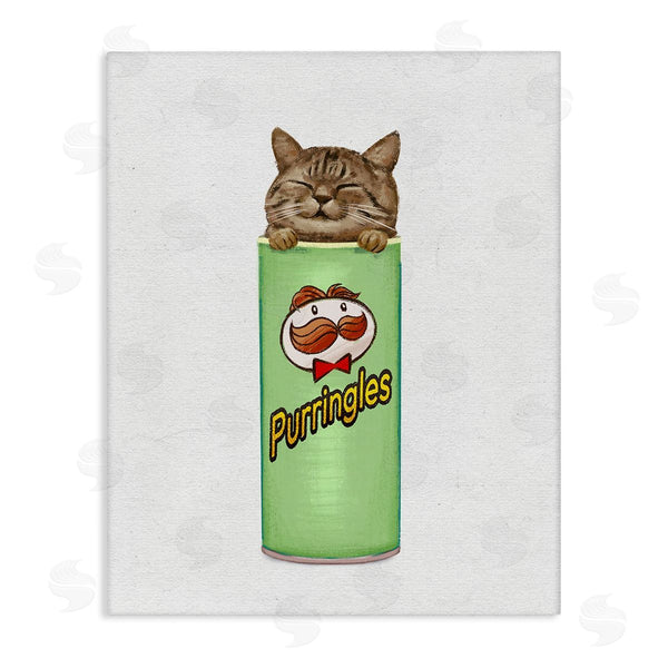 stupell industries Ziwei Li | Kitten in Chips Tin Wall Art