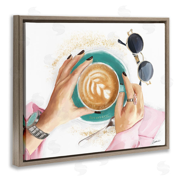 Stupell Industries Ziwei Li | Latte Art With Fashion Accent