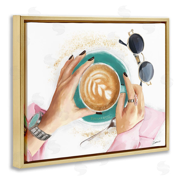 Stupell Industries Ziwei Li | Latte Art With Fashion Accent