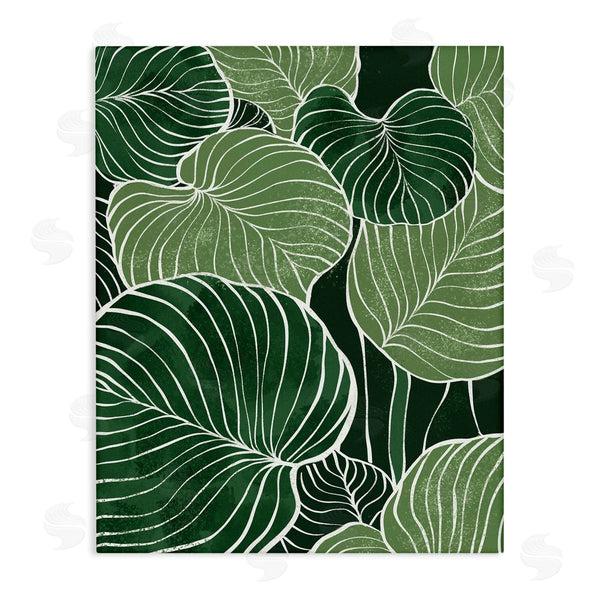 stupell industries Ziwei Li | Layered Green Leaf Nature Wall Art