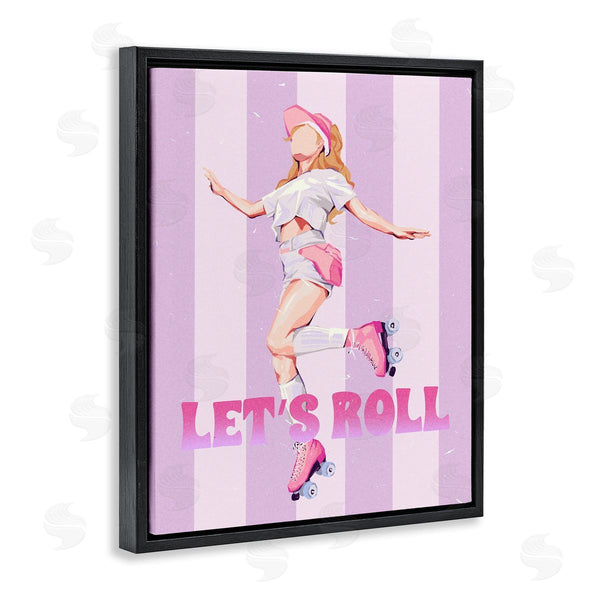 Stupell Industries Ziwei Li | Let's Roller Skate Girl