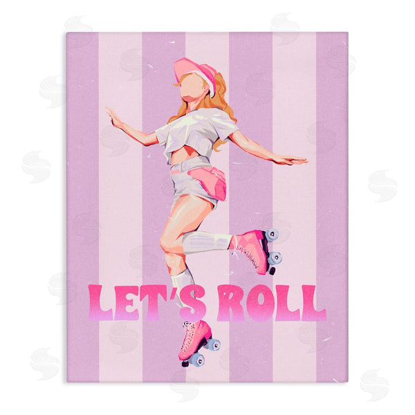 stupell industries Ziwei Li | Let's Roller Skate Girl