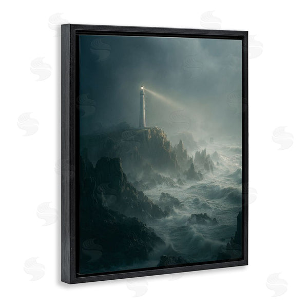 Stupell Industries Ziwei Li | Lighthouse And Stormy Cliff Wall Art