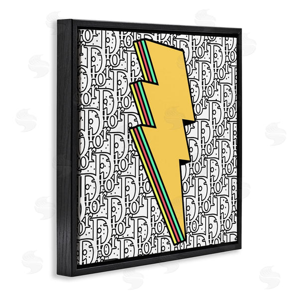 Stupell Industries Ziwei Li | Lightning Bolt Over Fashion Pattern