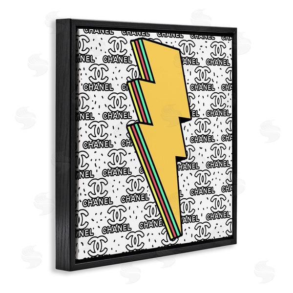 Stupell Industries Ziwei Li | Lightning Bolt With Fashion Pattern