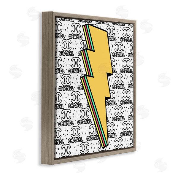 Stupell Industries Ziwei Li | Lightning Bolt With Fashion Pattern