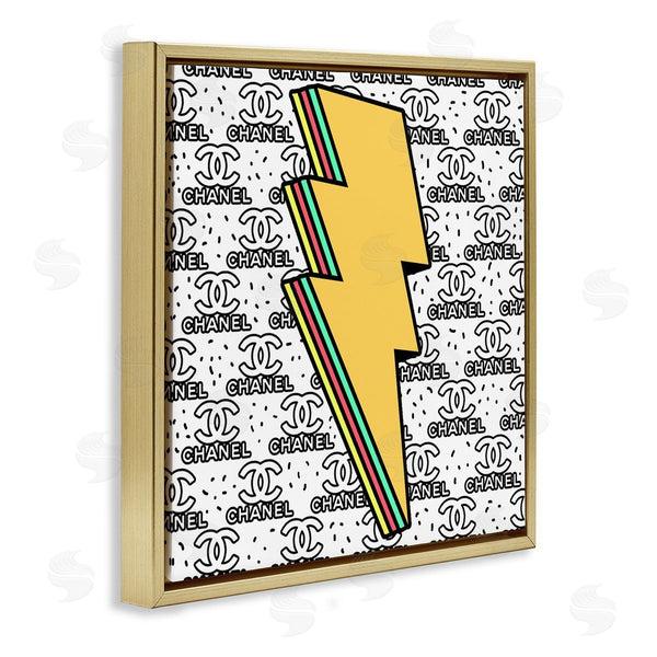 Stupell Industries Ziwei Li | Lightning Bolt With Fashion Pattern