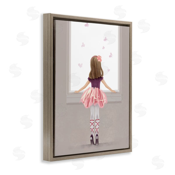 Stupell Industries Ziwei Li | Little Ballerina At Window