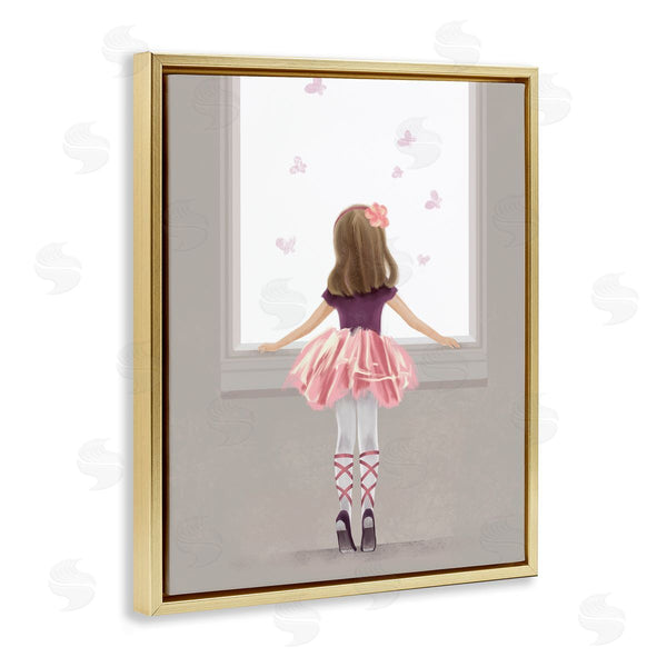 Stupell Industries Ziwei Li | Little Ballerina At Window