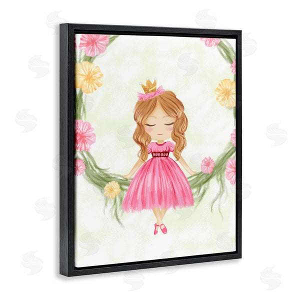 Stupell Industries Ziwei Li | Little Princess With Crown