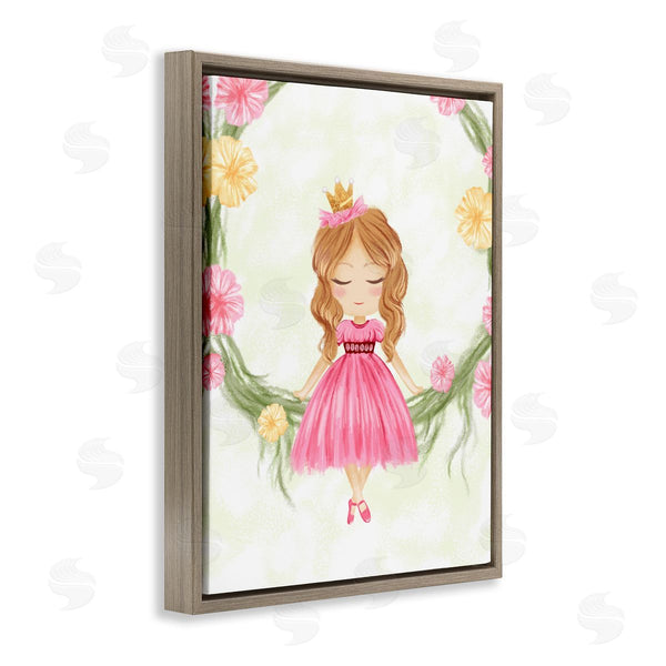 Stupell Industries Ziwei Li | Little Princess With Crown