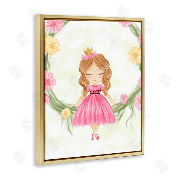 Stupell Industries Ziwei Li | Little Princess With Crown