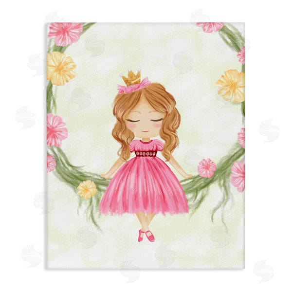 stupell industries Ziwei Li | Little Princess with Crown