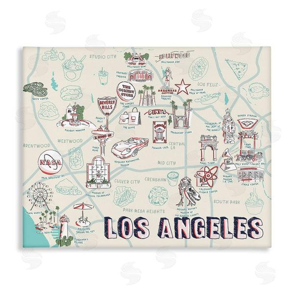 stupell industries Ziwei Li | Los Angeles California Famous Destinations