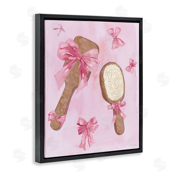 Stupell Industries Ziwei Li | Lovely Pink Hairbrushes