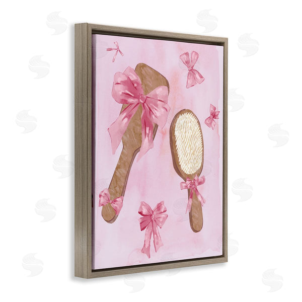 Stupell Industries Ziwei Li | Lovely Pink Hairbrushes