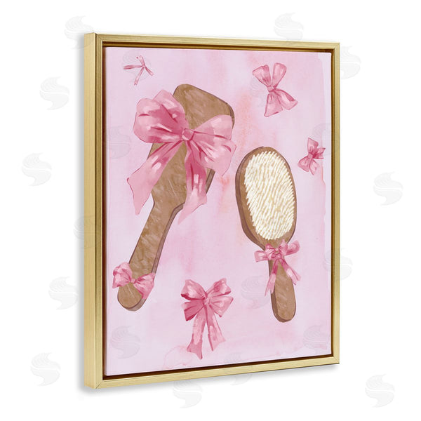 Stupell Industries Ziwei Li | Lovely Pink Hairbrushes