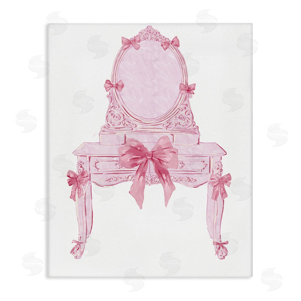 stupell industries Ziwei Li | Lovely Pink Vanity with Bows