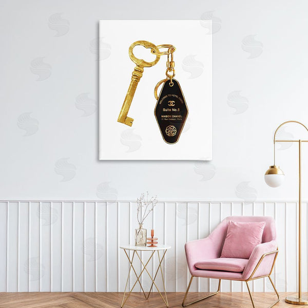 Stupell Industries Ziwei Li | Luxury Fashion Key Wall Art
