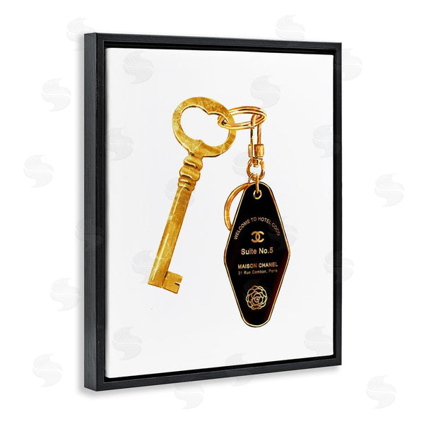 Stupell Industries Ziwei Li | Luxury Fashion Key Wall Art