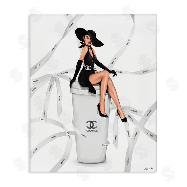 stupell industries Ziwei Li | Luxury Fashion Woman Wall Art