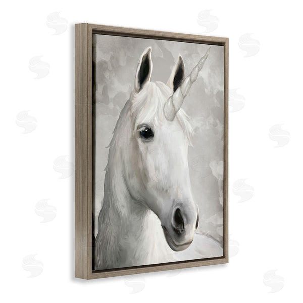 Stupell Industries Ziwei Li | Majestic White Unicorn Wild Mythical Animal