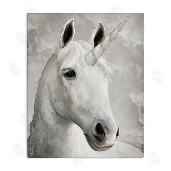 stupell industries Ziwei Li | Majestic White Unicorn Wild Mythical Animal