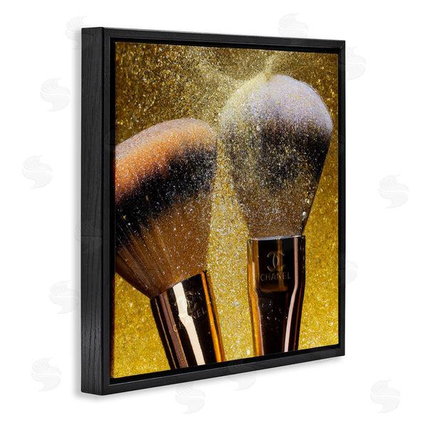 Stupell Industries Ziwei Li | Makeup Brush Glam Glimmer Wall Art