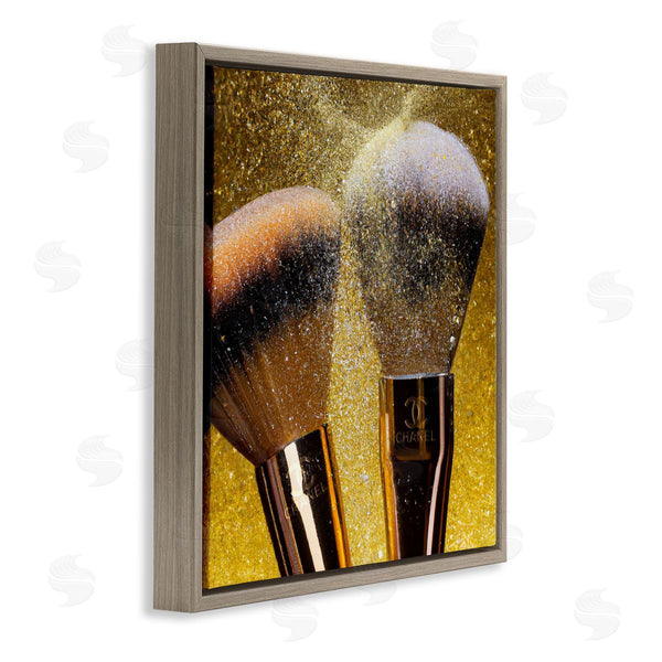 Stupell Industries Ziwei Li | Makeup Brush Glam Glimmer Wall Art