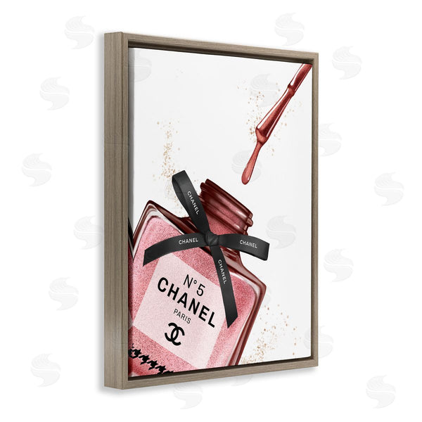 Stupell Industries Ziwei Li | Makeup Nail Polish Brush Drip
