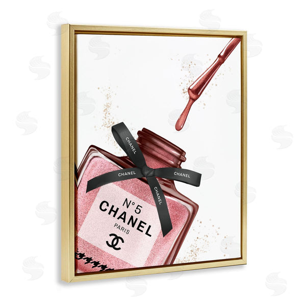 Stupell Industries Ziwei Li | Makeup Nail Polish Brush Drip