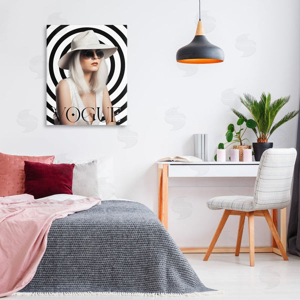 Stupell Industries Ziwei Li | Mod Girl Portrait Wall Art