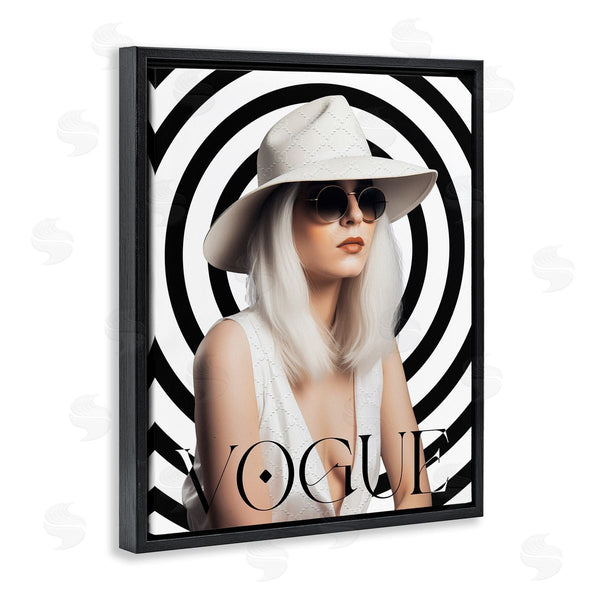 Stupell Industries Ziwei Li | Mod Girl Portrait Wall Art