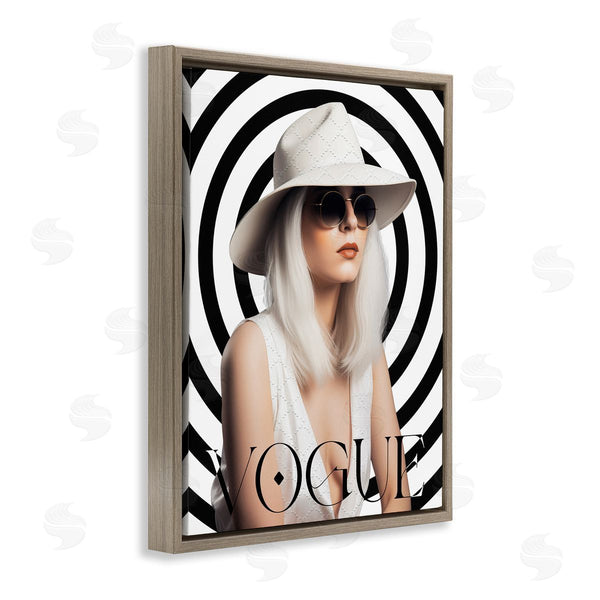 Stupell Industries Ziwei Li | Mod Girl Portrait Wall Art
