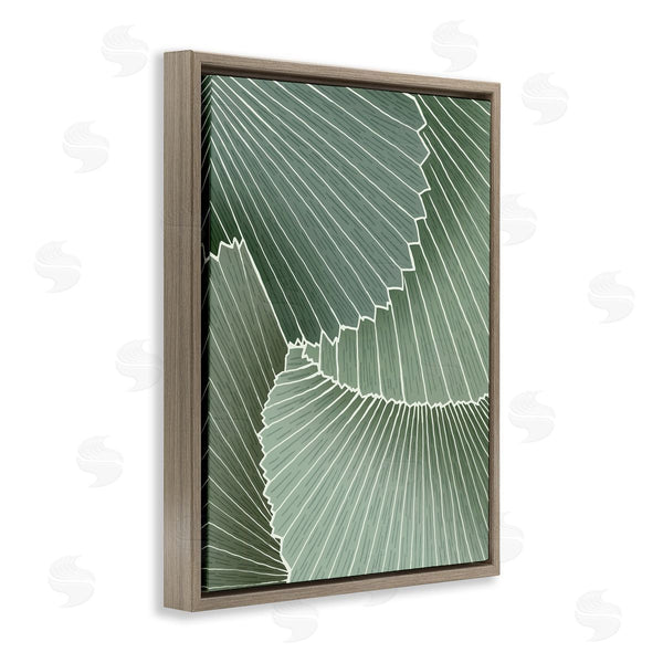 Stupell Industries Ziwei Li | Modern Abstract Patterned Leaves Wall Art