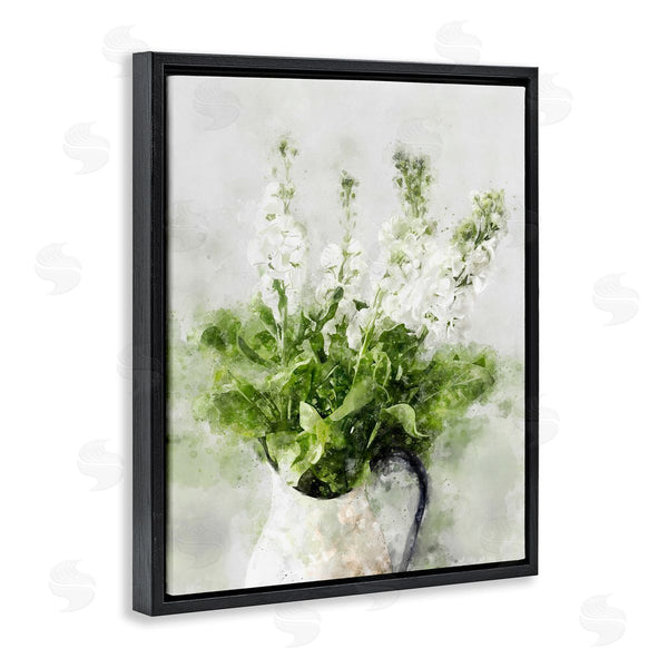 Stupell Industries Ziwei Li | Modern Country Lilac Bouquet In Abstract Milk Pitcher Wall Art