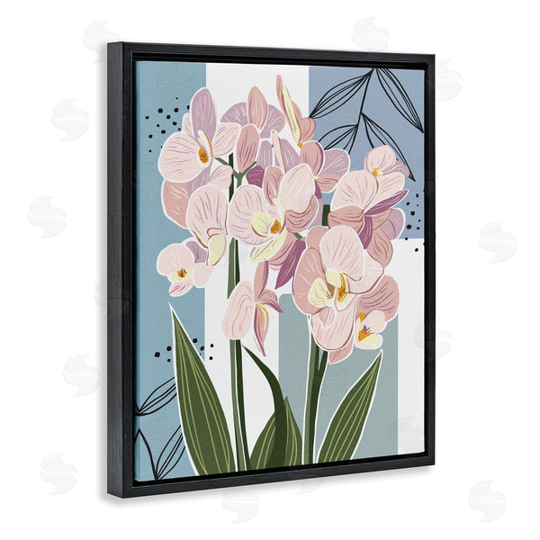 Stupell Industries Ziwei Li | Modern Orchid Square Shapes Wall Art