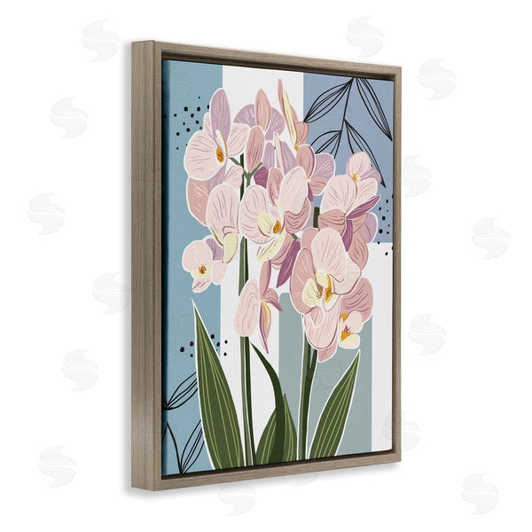 Stupell Industries Ziwei Li | Modern Orchid Square Shapes Wall Art