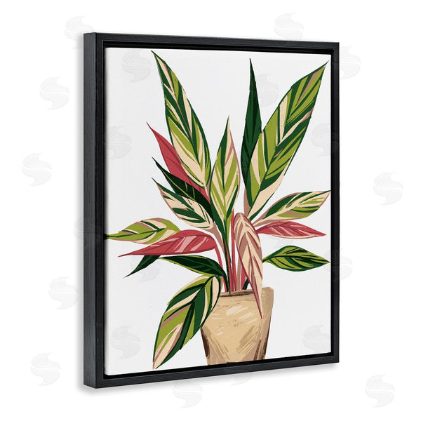 Stupell Industries Ziwei Li | Modern Potted Plant Leaves Wall Art
