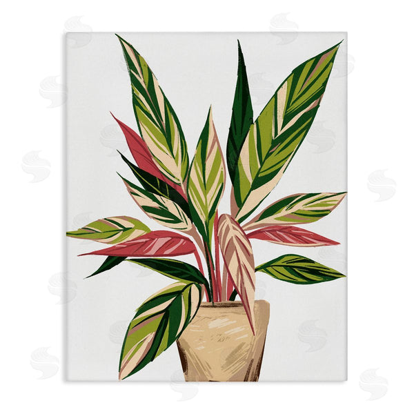 stupell industries Ziwei Li | Modern Potted Plant Leaves Wall Art