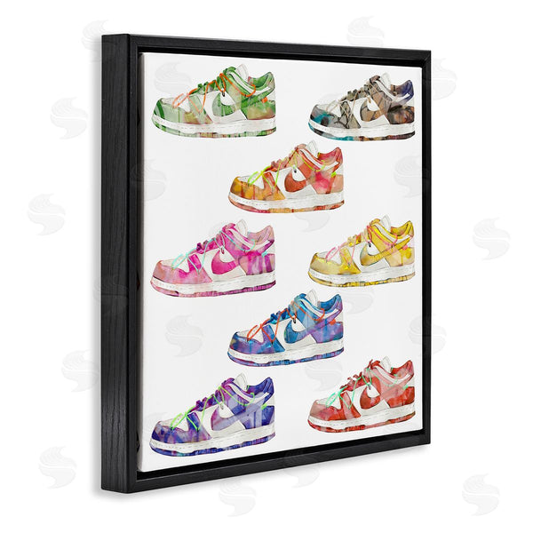 Stupell Industries Ziwei Li | Modern Rainbow Sneakers