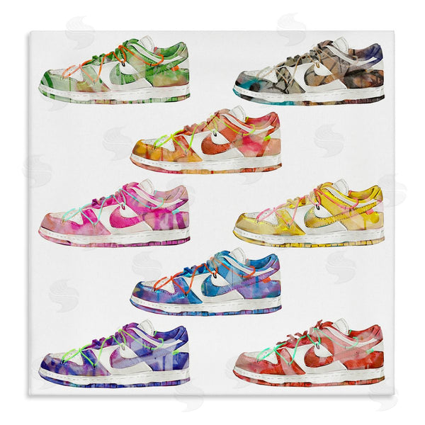 stupell industries Ziwei Li | Modern Rainbow Sneakers