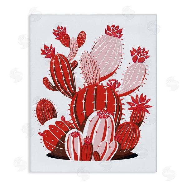stupell industries Ziwei Li | Modern Red Cacti Wall Art